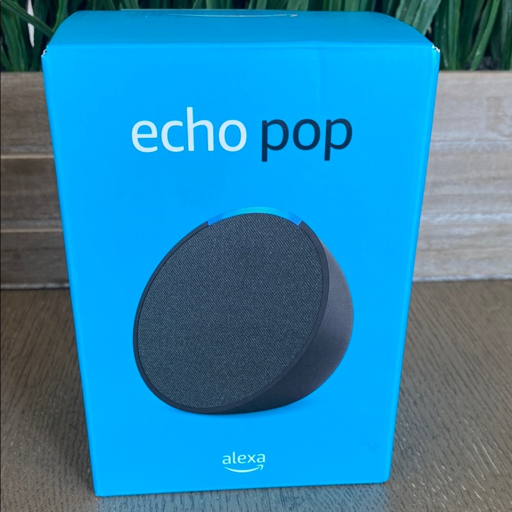 NWT Amazon Alexa Eco Pop Speaker